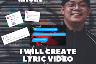 make you industry standard music visualizer and lyric video