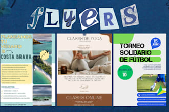 flyers para tu evento o negocio en canva