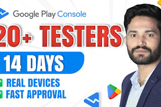 provide 12 testers for google play closed testing