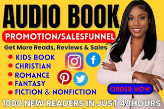 amazon kindle children book promotion,audiobook,audible,ebook marketing