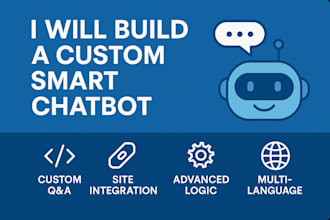design a custom smart chatbot for your website or business