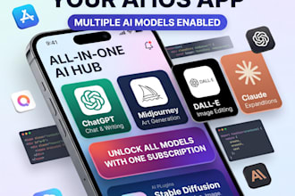 develop an ios application with ai features and subscription