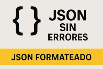 diseño json válido y documentado para tu API rest