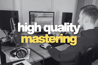 make your song release ready with high quality mastering