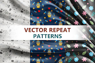 create repeat pattern design