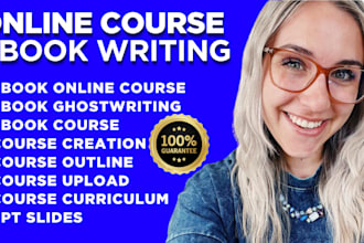 create ebook online course content as  ebook online course content ghostwriter