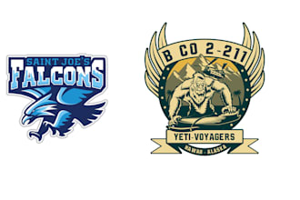 redesign bold military tactics logo design