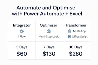 streamline business processes with power platform  and excel