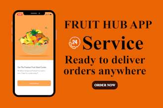 design a stunning UI UX for your fruit ordering app