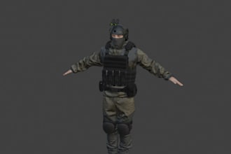 rig your 3d characters, blender compatible only