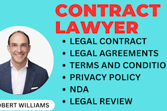 write legal contract, agreement, terms and condition, privacy policy as a lawyer