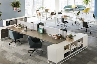 design 3d office, commercial interior, workspace design and space planning