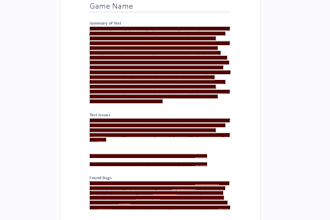test your roblox game and provide professional feedback