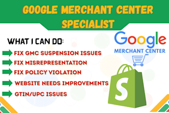fix google merchant misrepresentation, fix suspension merchant center, gmc, gtin