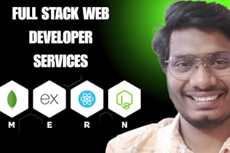 develop a full stack mern web application for your business