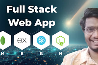develop full stack custom web apps using mern stack or nextjs