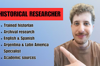 conduct professional historical research