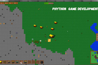 develop a game using python and pygame, c, cpp, java, python developer