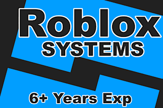 make and script professional roblox systems for your game