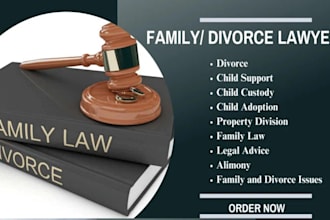provide legal advice on family law,divorce and child custody