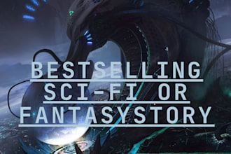 ghostwrite or rewrite bestselling scifi or fantasy story