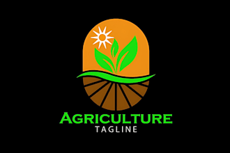 do landscape, agriculture and grass or lawn care logo