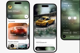 car service app, garage app, car parking app, car rental app, car bidding app