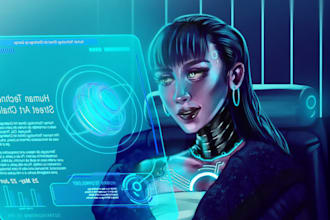 paint amazing digital art for you