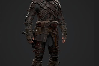game ready 3d model, ue5 character, pbr texture, facial rig, control rig, animat