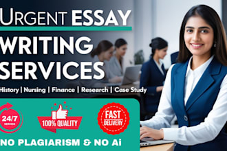 do urgent essay writing, research summaries, case study, reports and proposals