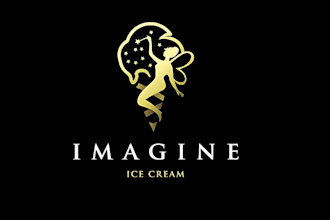 design amazing ice cream food truck trailer restaurant logo