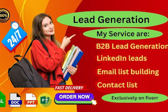 provide targeted b2b leads, linkedin and facebook lead generation USA