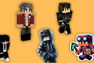 create minecraft skin, minecraft character, minecraft art, roblox art, for you
