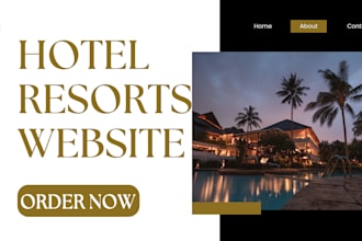 build develop online booking website design hotels resorts vacation marketing