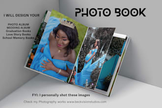 design a professional photo book or brand lookbook with your photos
