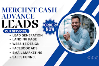 merchant cash advance leads, website mca leads mca loan leads mca business leads