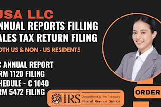 do and file 1120 and 5472 for foreign owned US llc as a CPA