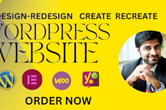 design wordpress website for truck driver, auto repair, real estate, hvac