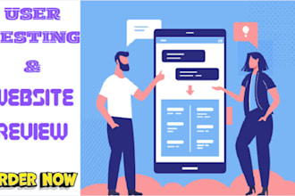 do user testing, usability, user experience, UX audit and website review