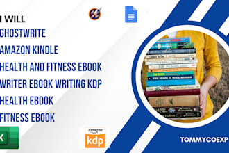 ghostwrite health and fitnessebook, book editing, health book, fitness ebook