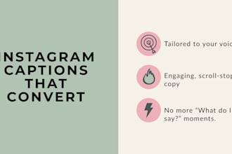 write high converting instagram captions for your niche brand