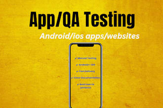 test your android ios app professionally bug reports feedback