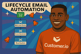 setup email flows that drives retention in customerio