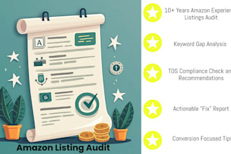 audit your amazon listing with recommendations to optimize your listing