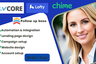 setup lofty crm, kv core, kvcore, boldtrail, follow up boss, idx website, chime