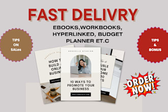design printable, hyperlinked planner, workbooks, budget planner etsy shop setup
