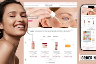 skincare shopify store skin care website skin care shopify