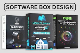 design stunning software box mockups