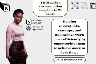 create custom notion templates and dashboards website notion consultant expert