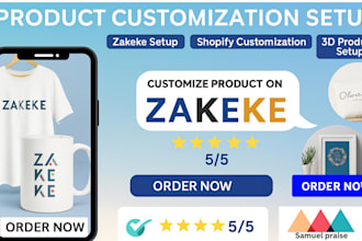 set up 2d 3d product customizer in shopify using zakeke, customily, kickflip